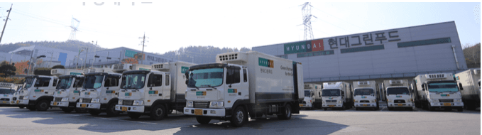 현대그린푸드 물류 차량